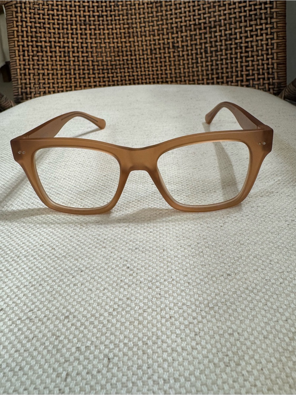 Look Optic Women's Cosmo Square Frame Readers in Light Brown 1.0